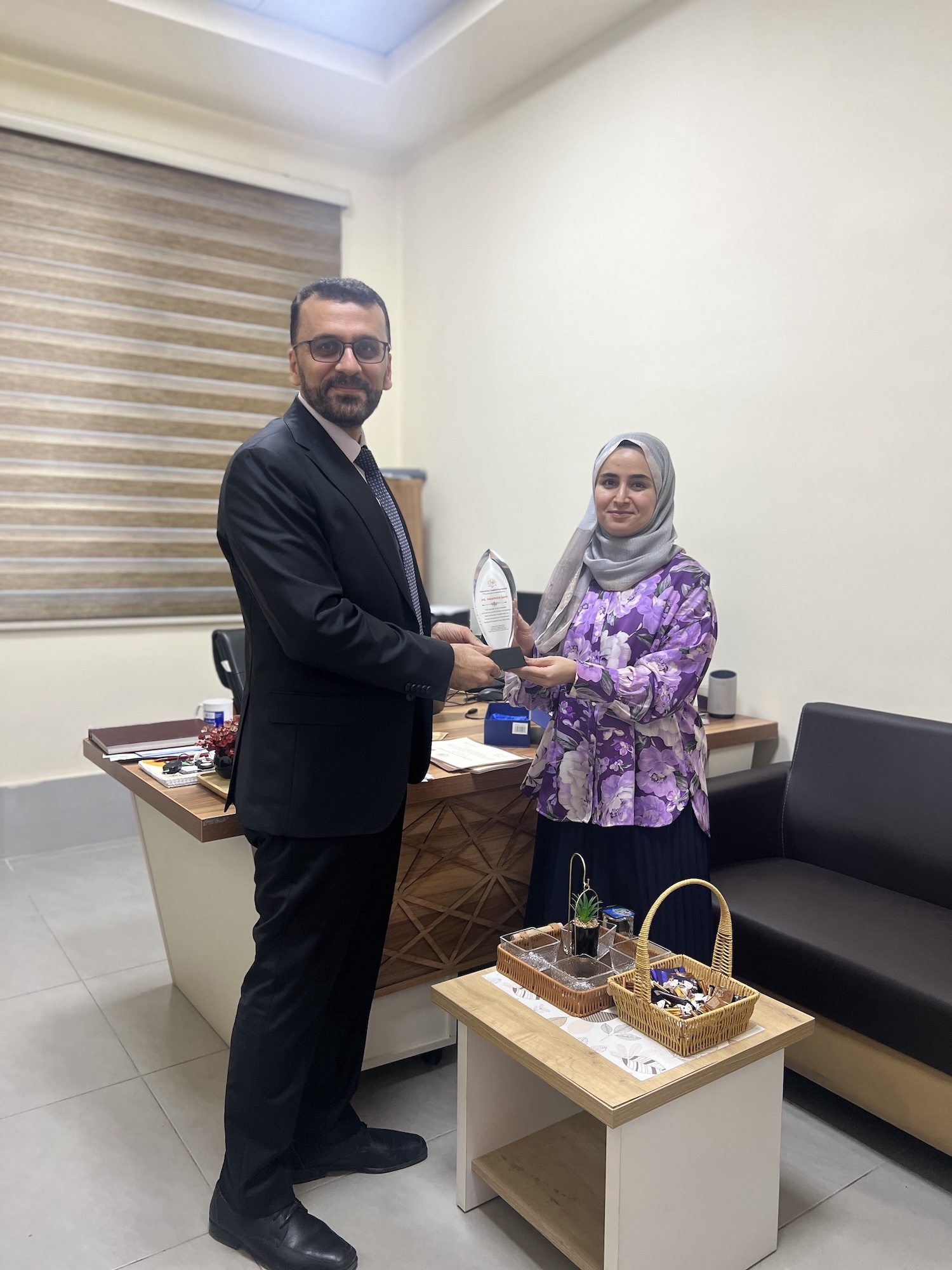 Award Ceremony Ms. Yasameen Sami