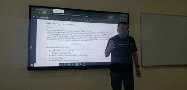 Department Hosts Seminar to Refine and Enhance Final Year Project Proposals